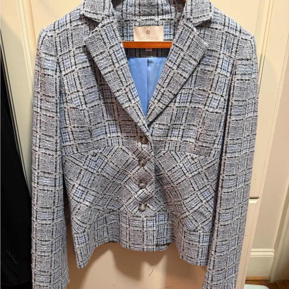 Etcetera Tweed Suiting Jacket- Size 6